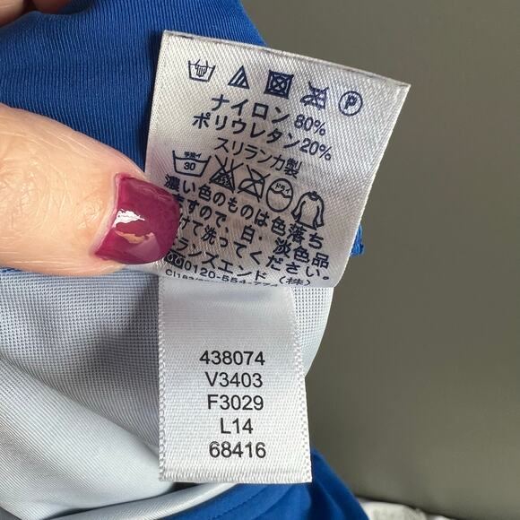 Lands’ End Blue Swim Skirt Size 12 - Picture 7 of 7